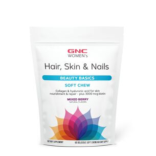 Hair - Skin and Nails - Mixed Berry - 60 Soft Chews &#40;60 Servings&#41;  | GNC